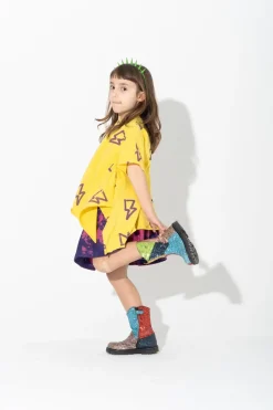 Marques ' Almeida ALL OVER THUNDER PRINT FLAP T-SHIRT-Kids Jersey|Tops