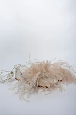 Marques ' Almeida FEATHER STRAPPY SANDAL- Shoes