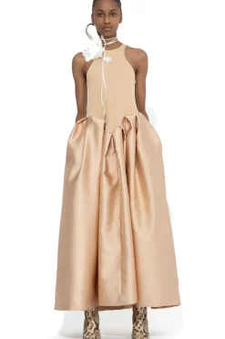 Marques ' Almeida FULL SKIRT TANK TOP DRESS-Women Dresses