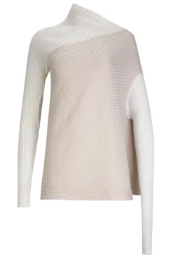 Marques ' Almeida PATCHWORK DRAPED JUMPER IN MERINO KNIT-Women Knitwear|Tops