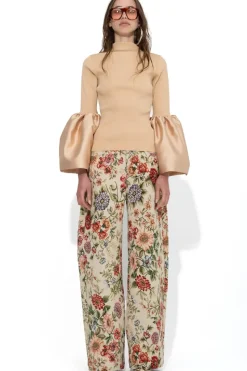 Marques ' Almeida TURTLENECK PUFF SLEEVE TOP-Women Tops