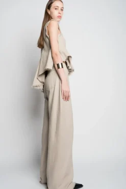 Marques ' Almeida WOVEN BOYFRIEND TROUSERS-Women Bottoms