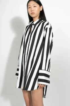 Marques ' Almeida BLACK AND WHITE XXXL SHIRT-Women Tops