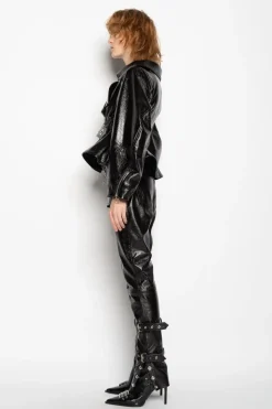 Marques ' Almeida BIKER LEATHER TROUSERS-Women Bottoms