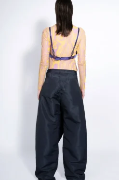Marques ' Almeida BOYFRIEND TROUSERS WITH BOW-Women Bottoms|Bottoms