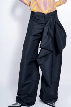 Marques ' Almeida BOYFRIEND TROUSERS WITH BOW-Women Bottoms|Bottoms