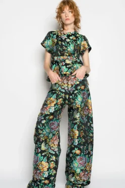 Marques ' Almeida BROCADE BOYFRIEND TROUSERS-Women Bottoms|Bottoms