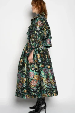 Marques ' Almeida BROCADE CROPPED OVERSHIRT-Women Outerwear|Outerwear
