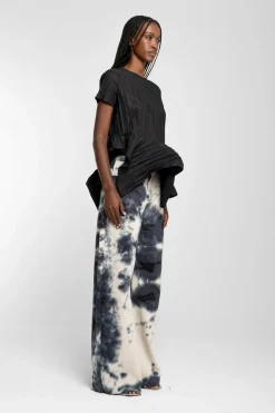 Marques ' Almeida CAP SLEEVE PLISSE T-SHIRT-Women Tops|Tops