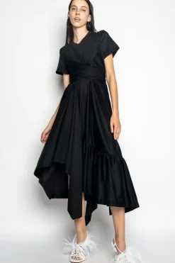 Marques ' Almeida CROSS WAIST DRAPE T-SHIRT DRESS-Women Dresses|Dresses
