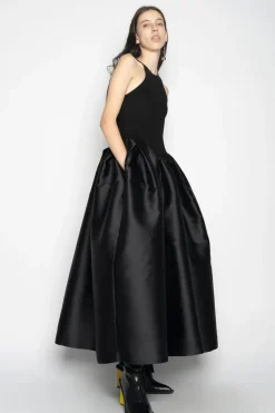 Marques ' Almeida DRESS WITH TANK TOP SCOOPED-Women Dresses