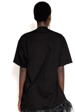 Marques ' Almeida FEATHER HEM T-SHIRT DRESS-Women Tops|Dresses