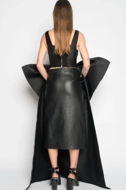 Marques ' Almeida FRONT BOW TOP-Women Tops|Tops