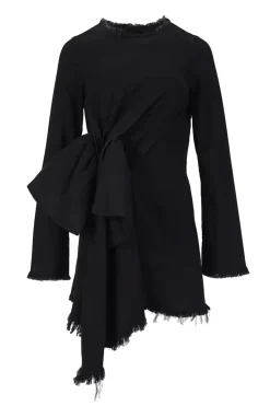 Marques ' Almeida JANIS DRESS WITH FRONT PLEATS-Women Denim|Dresses