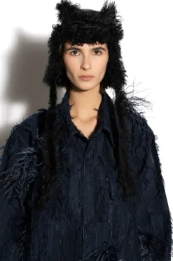 Marques ' Almeida LEATHER EAR COVER HAT- Accessories