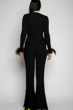 Marques ' Almeida MERINO WOOL KNITTED TROUSERS-Women Bottoms|Knitwear