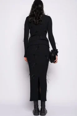Marques ' Almeida MERINO WOOL LONG SKIRT-Women Bottoms|Knitwear