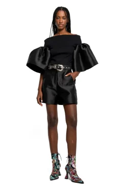 Marques ' Almeida MIKADO SHORTS WITH BELT-Women Bottoms