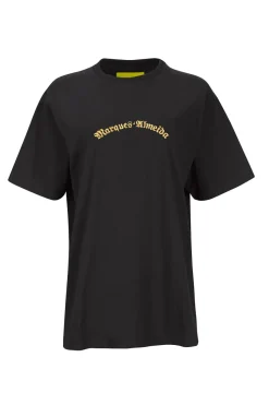 Marques ' Almeida OVERSIZED T-SHIRT WITH GOLD LOGO-Women Tops|Tops
