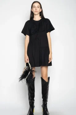 Marques ' Almeida PANELLED GATHERED DRESS-Women Dresses