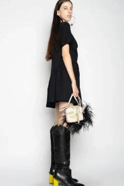 Marques ' Almeida PANELLED GATHERED DRESS-Women Dresses