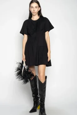 Marques ' Almeida PANELLED GATHERED DRESS-Women Dresses