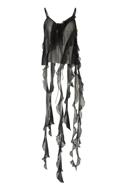 Marques ' Almeida SILK STRAP TOP-Women Tops|Tops