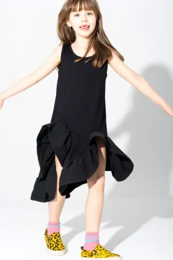 Marques ' Almeida SLEEVELESS FLOUNCE DRESS-Kids Dresses