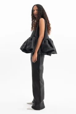 Marques ' Almeida SLEEVELESS PUFF HEM TOP-Women Tops|Tops