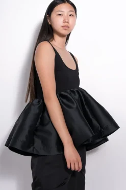 Marques ' Almeida SLEEVELESS PUFF HEM TOP-Women Tops