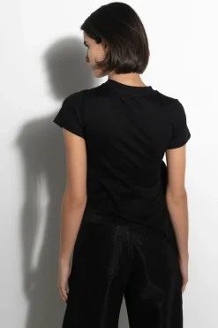 Marques ' Almeida T-SHIRT WITH SIDE BOW-Women Tops