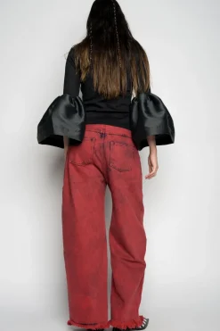 Marques ' Almeida TURTLENECK PUFF SLEEVE TOP-Women Tops
