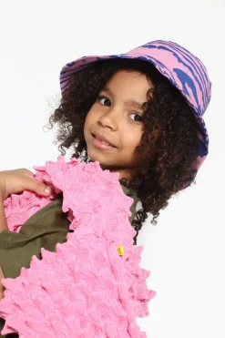 Marques ' Almeida BLUE AND PINK BUCKET HAT-Kids Accessories