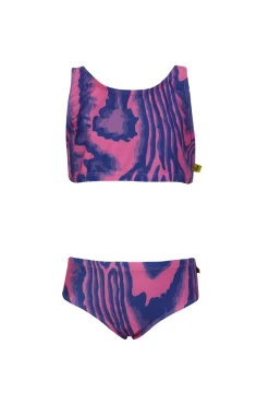 Marques ' Almeida BLUE AND PINK SWIMWEAR BIKINI SET-Kids Swimwear