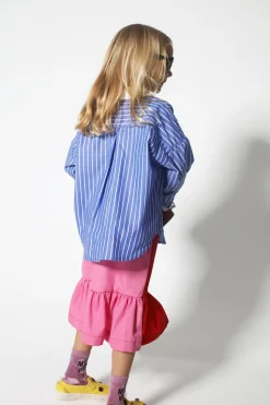 Marques ' Almeida AND WHITE STRIPED LOOSE SHIRT-Kids Tops
