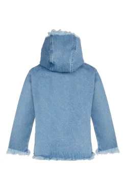 Marques ' Almeida DENIM CLASSIC HOODIE-Kids Tops|Outerwear