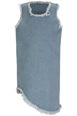 Marques ' Almeida DENIM SLEEVELESS DRESS-Kids Dresses