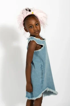 Marques ' Almeida DENIM SLEEVELESS DRESS-Kids Dresses