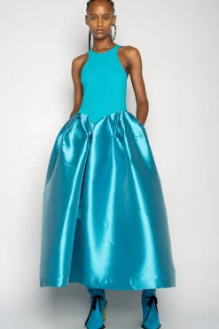 Marques ' Almeida DRESS WITH TANK TOP SCOOPED-Women Dresses