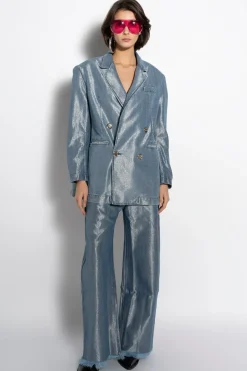 Marques ' Almeida LUREX OVERSIZED BLAZER-Women Denim|Outerwear