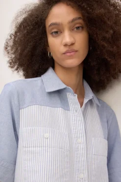Marques ' Almeida PATCHWORK SHIRT DRESS-Women Dresses|M'a X Everlane