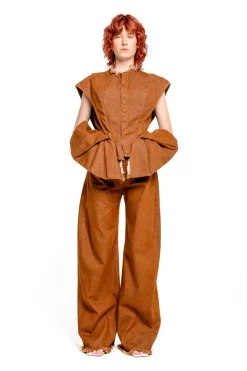 Marques ' Almeida BOYFRIEND TROUSERS-Women Denim|Bottoms