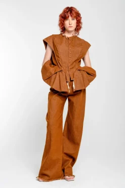 Marques ' Almeida BOYFRIEND TROUSERS-Women Denim|Bottoms