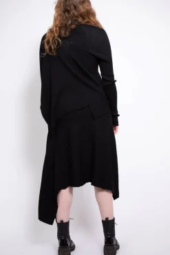Marques ' Almeida CLASSIC M'A DRAPED MERINO SKIRT IN-Women Knitwear|Bottoms