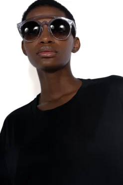 Marques ' Almeida BLACK BRIDGED SUNGLASSES- Accessories