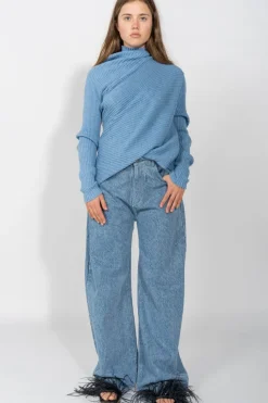 Marques ' Almeida DENIM BOYFRIEND TROUSERS-Women Bottoms|Denim