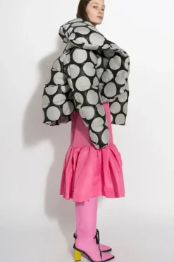 Marques ' Almeida DOTS BROCADE M'A PUFFER JACKET-Women Outerwear