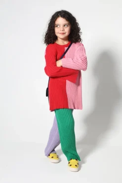 Marques ' Almeida DUO COLOUR CREW NECK JUMPER-Kids Knitwear|Tops