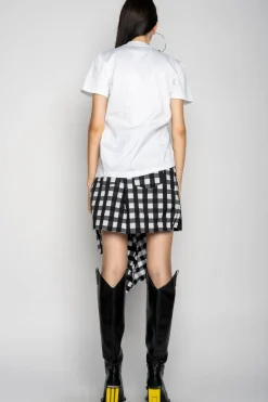 Marques ' Almeida GATHERED T-SHIRT IN-Women Tops
