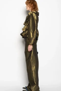 Marques ' Almeida DENIM POINTY JACKET-Women Outerwear|Denim